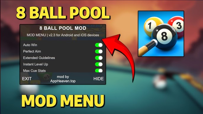 8 Ball Pool Mod Menu